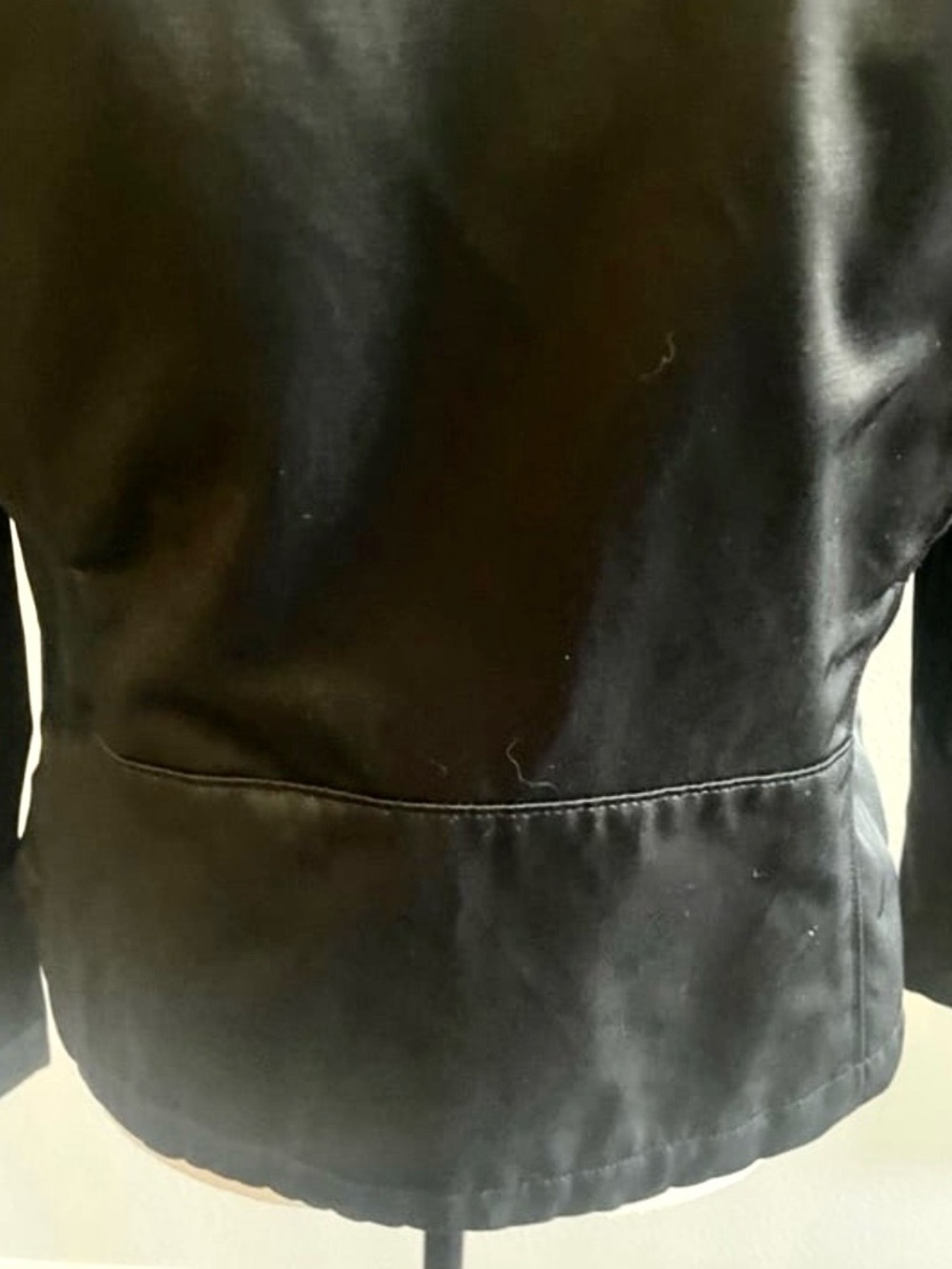 Harley-Davidson Women’s Moto Jacket M Black Leather Trim Racing Stripe Zip - Picture 13 of 13